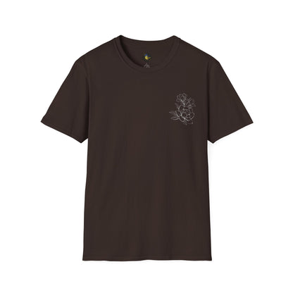 Wild Spirit Butterfly V-Neck Tee for Women