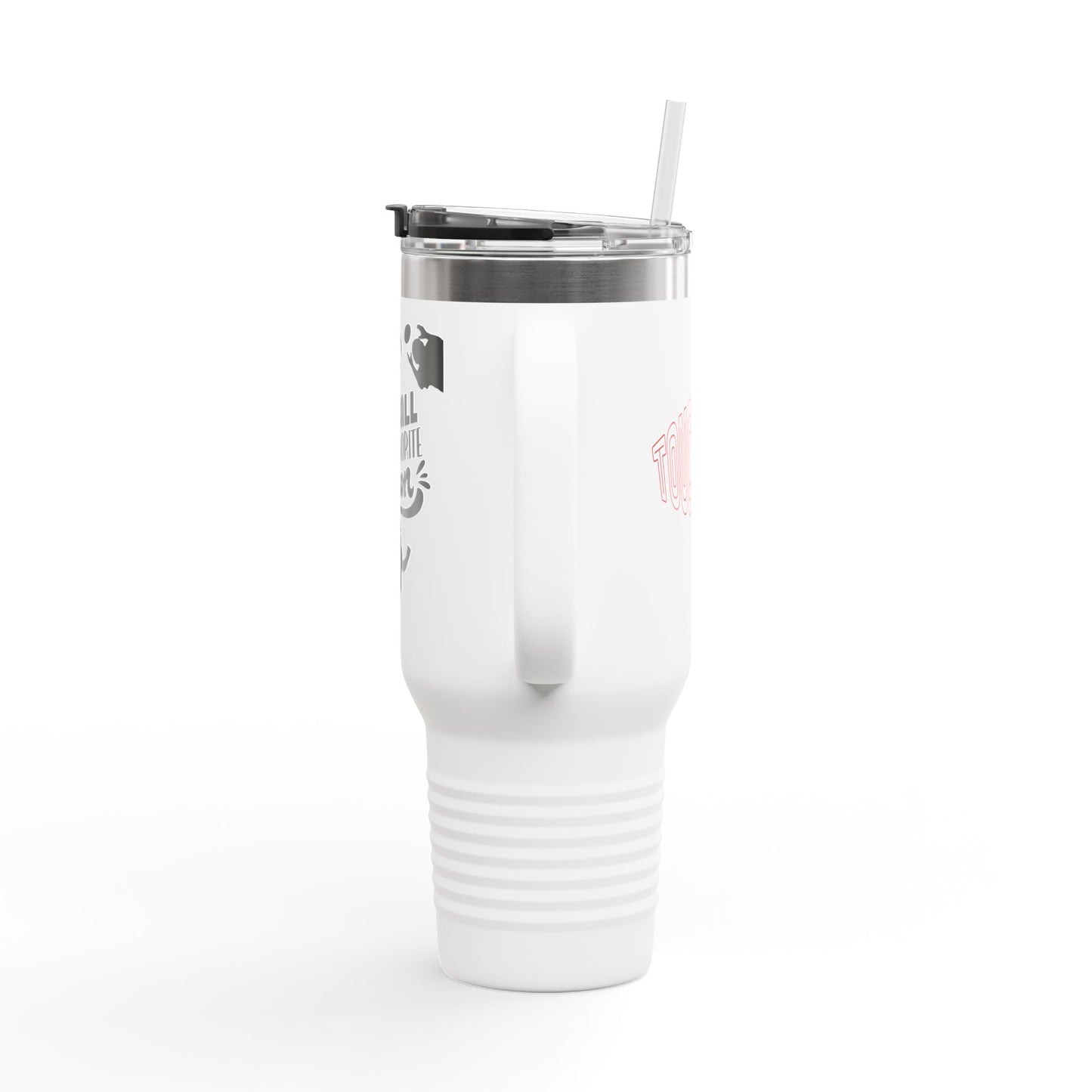 Football Season Touchdown Sporty Insulated Travel Mug, 40oz