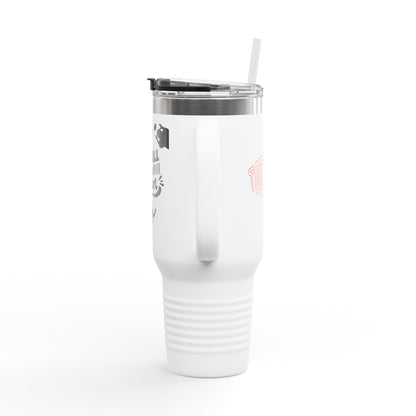 Football Season Touchdown Sporty Insulated Travel Mug, 40oz