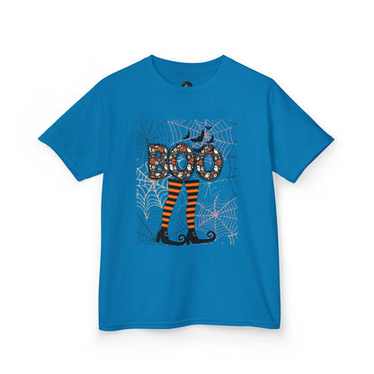 Kids Boo Crew Witch Feet Graphic Tee