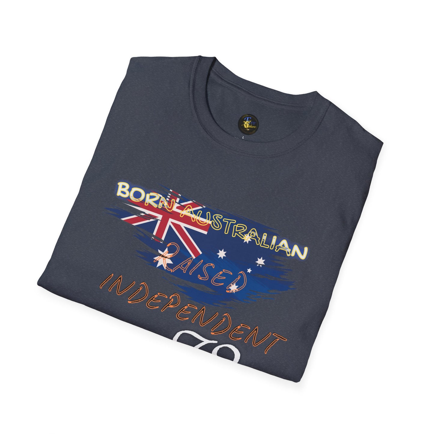 PERSONALIZE Born Australian Unisex Cotton T-Shirt - Independent Spirit Tee