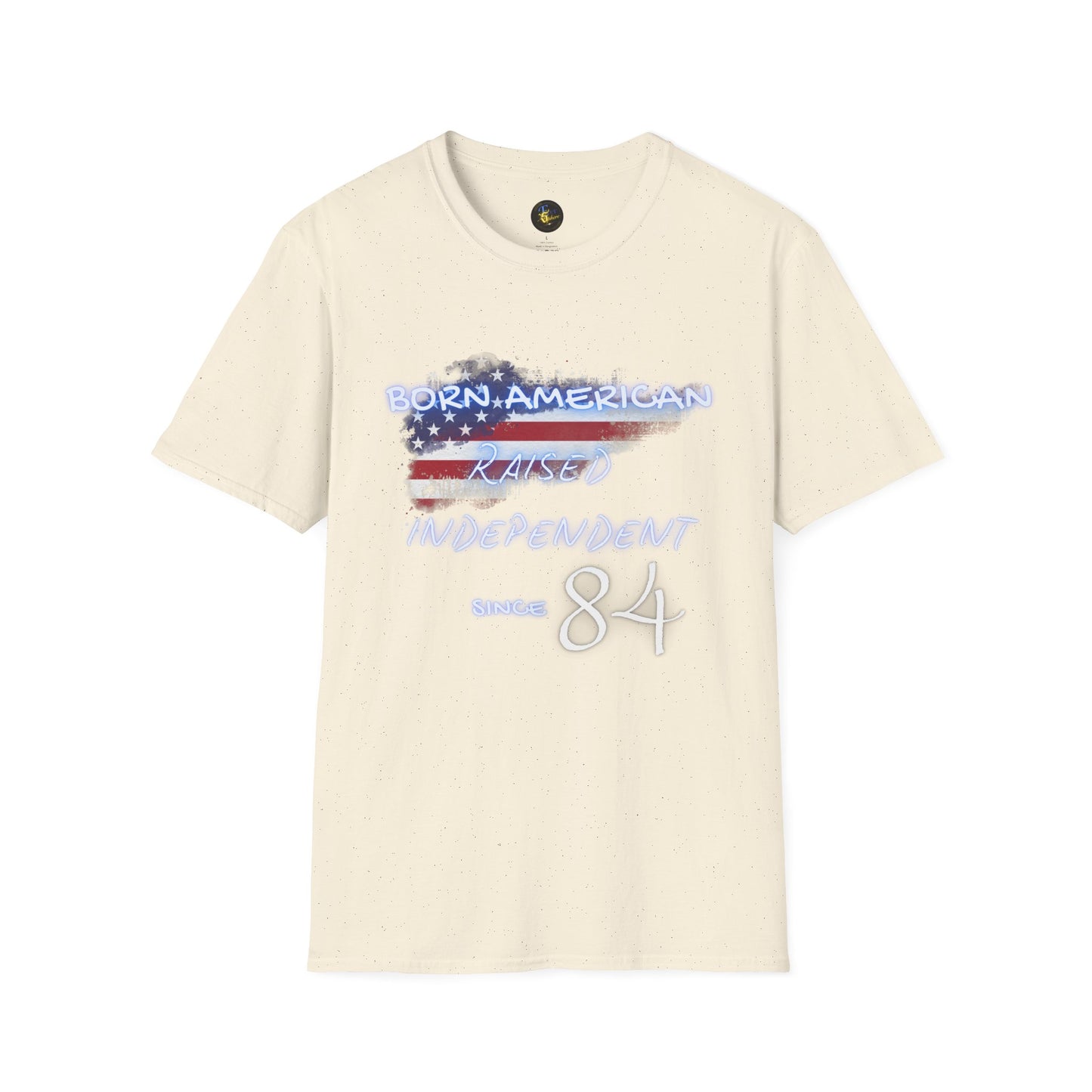 PERSONALIZE Born American Unisex Cotton T-Shirt - Independent Spirit Tee