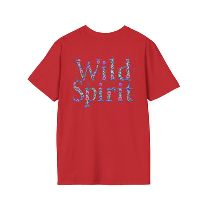 Wild Spirit Butterfly V-Neck Tee for Women