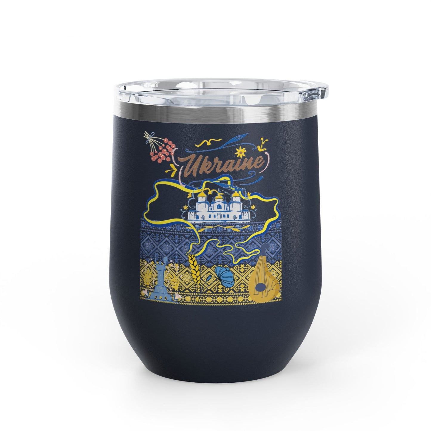 Ukrainian Pride Travel Mug   Size 12oz