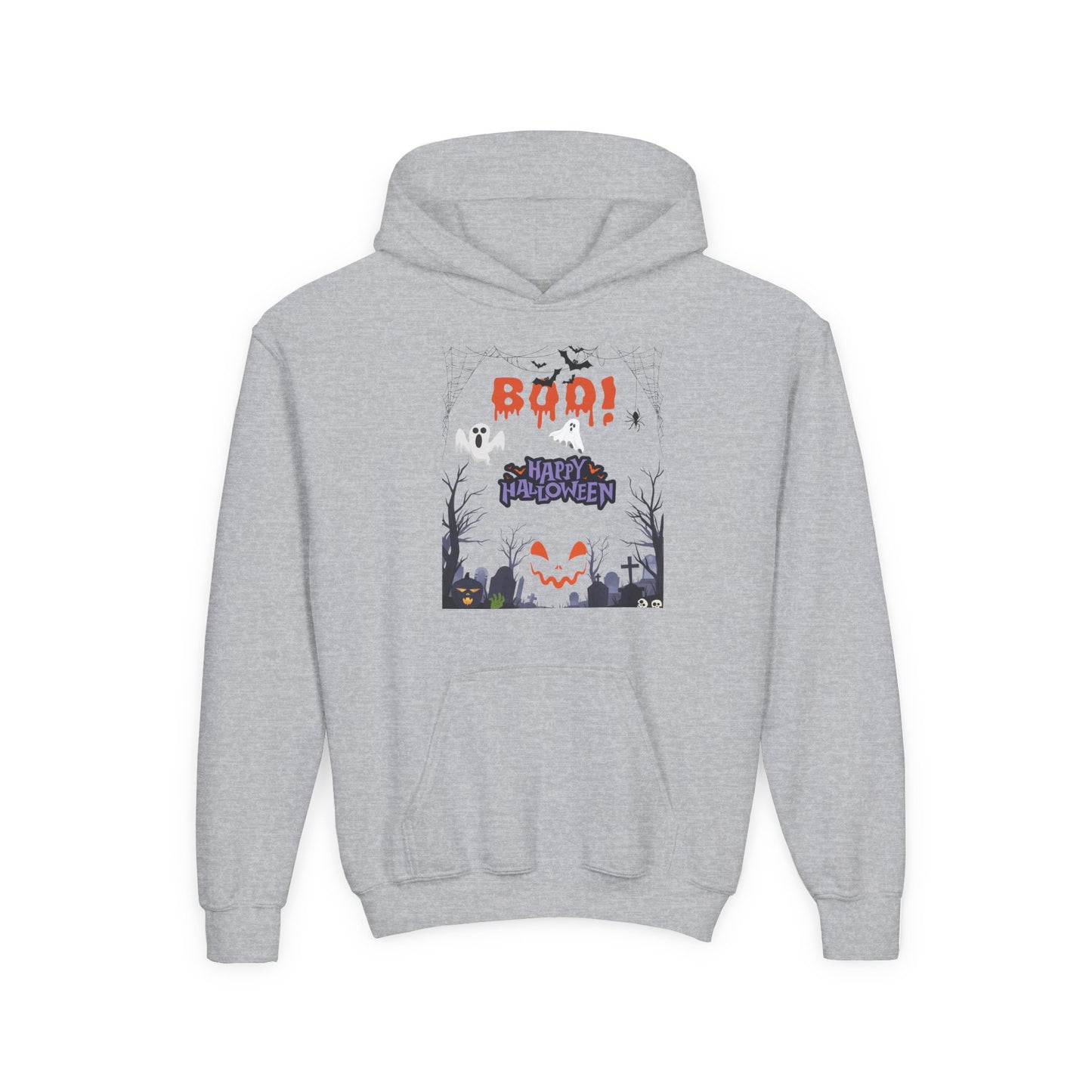 Kids Whispers in the Pumpkin Patch Heavy Blend Cozy Hoodie