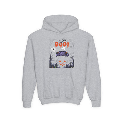 Kids Whispers in the Pumpkin Patch Heavy Blend Cozy Hoodie