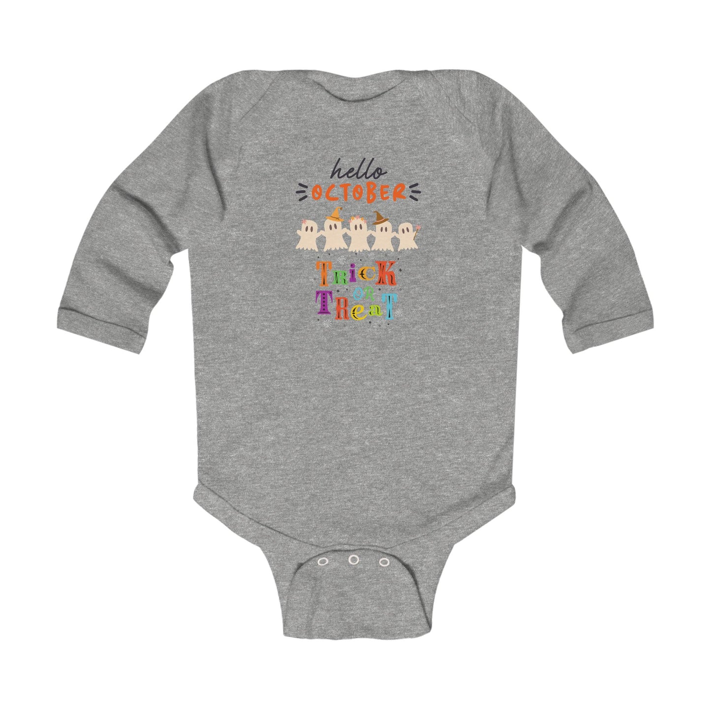 Baby Ghostly October Celebration Bodysuit, Cute Baby Costume