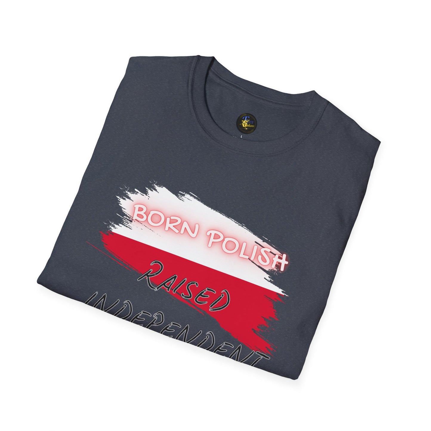 PERSONALIZE Born Polish Unisex Cotton T-Shirt - Independent Spirit Tee