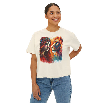 PERSONALIZE The Bold Encounter Oversized Boxy Fit Graphic T-shirt