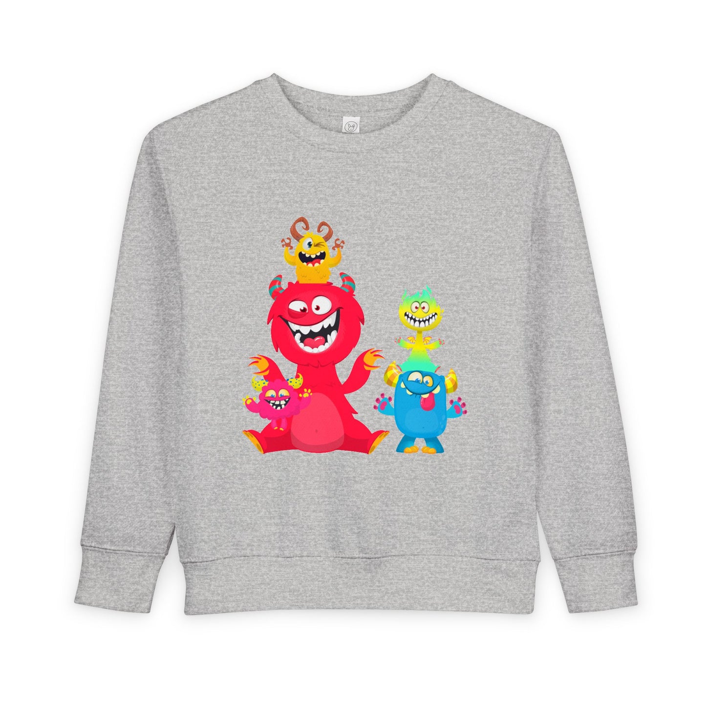 Toddler Colorful Monsters Sweatshirt