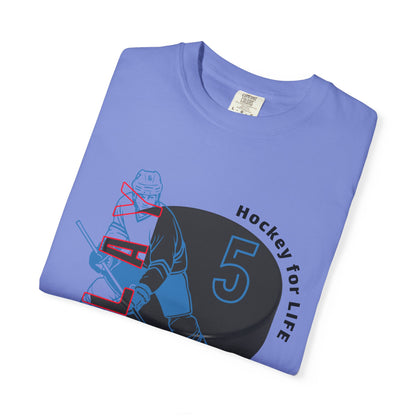 PERSONALIZE Men's Hockey Player Garment-Dyed T-shirt Always in Play Mode
