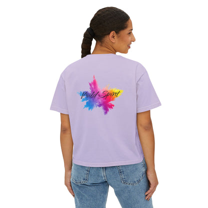 PERSONALIZE Gaze of the Brave Oversized Boxy Fit Graphic T-shirt