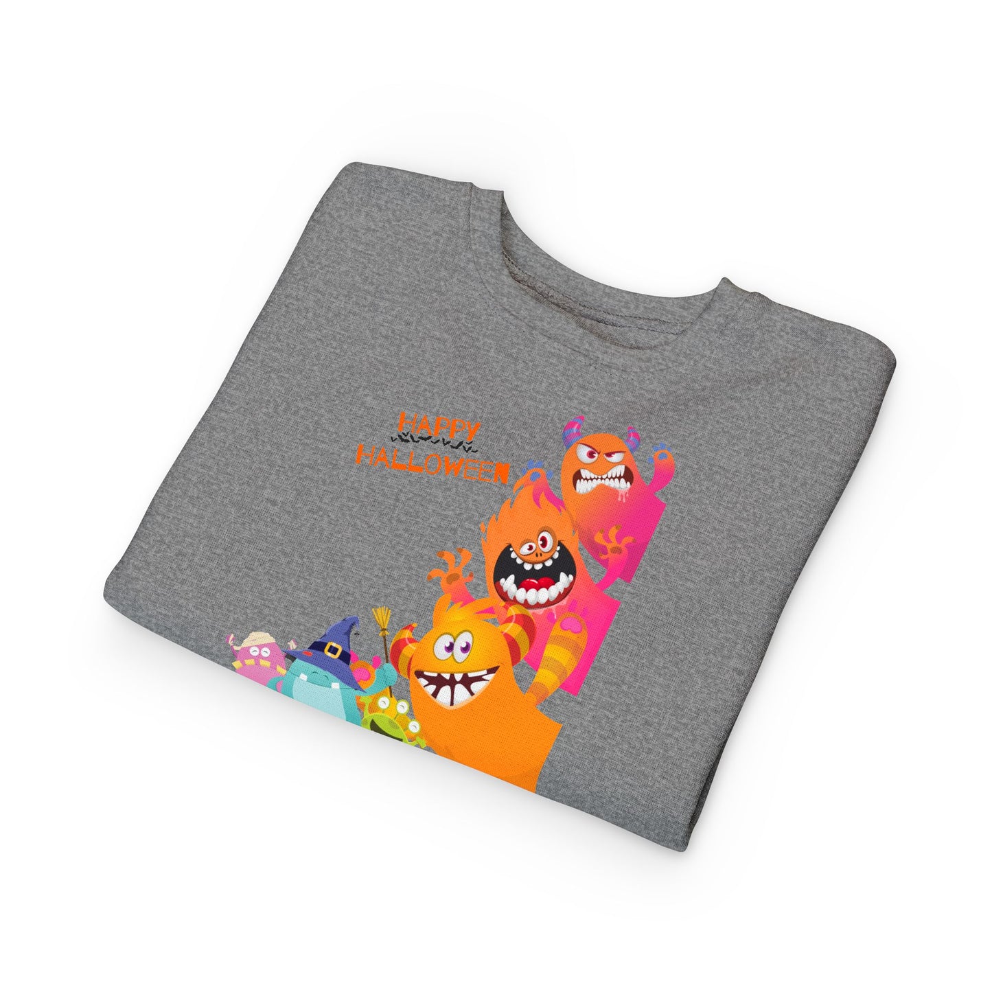 Toddler Happy Halloween Monsters Sweatshirt