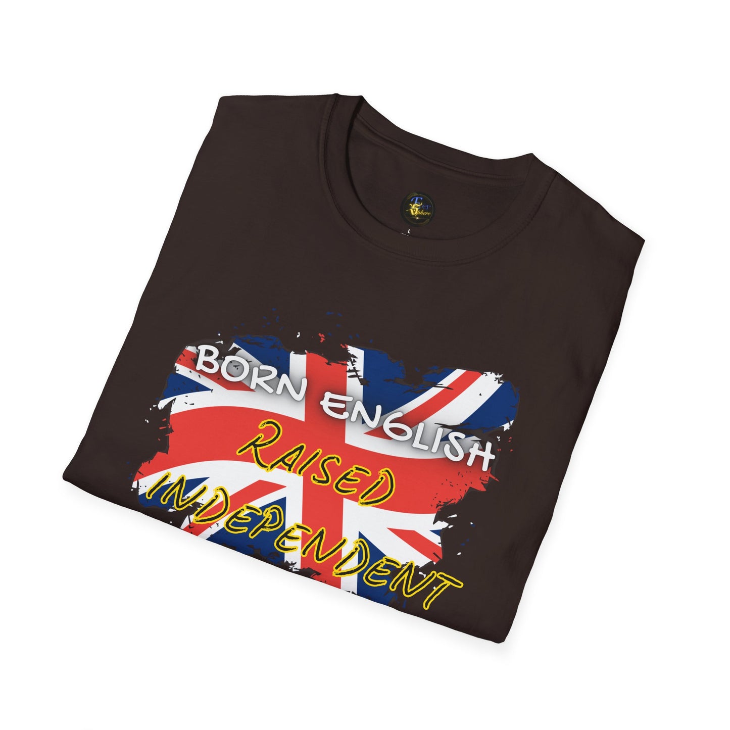 PERSONALIZE Born English Unisex Cotton T-Shirt - Independent Spirit Tee
