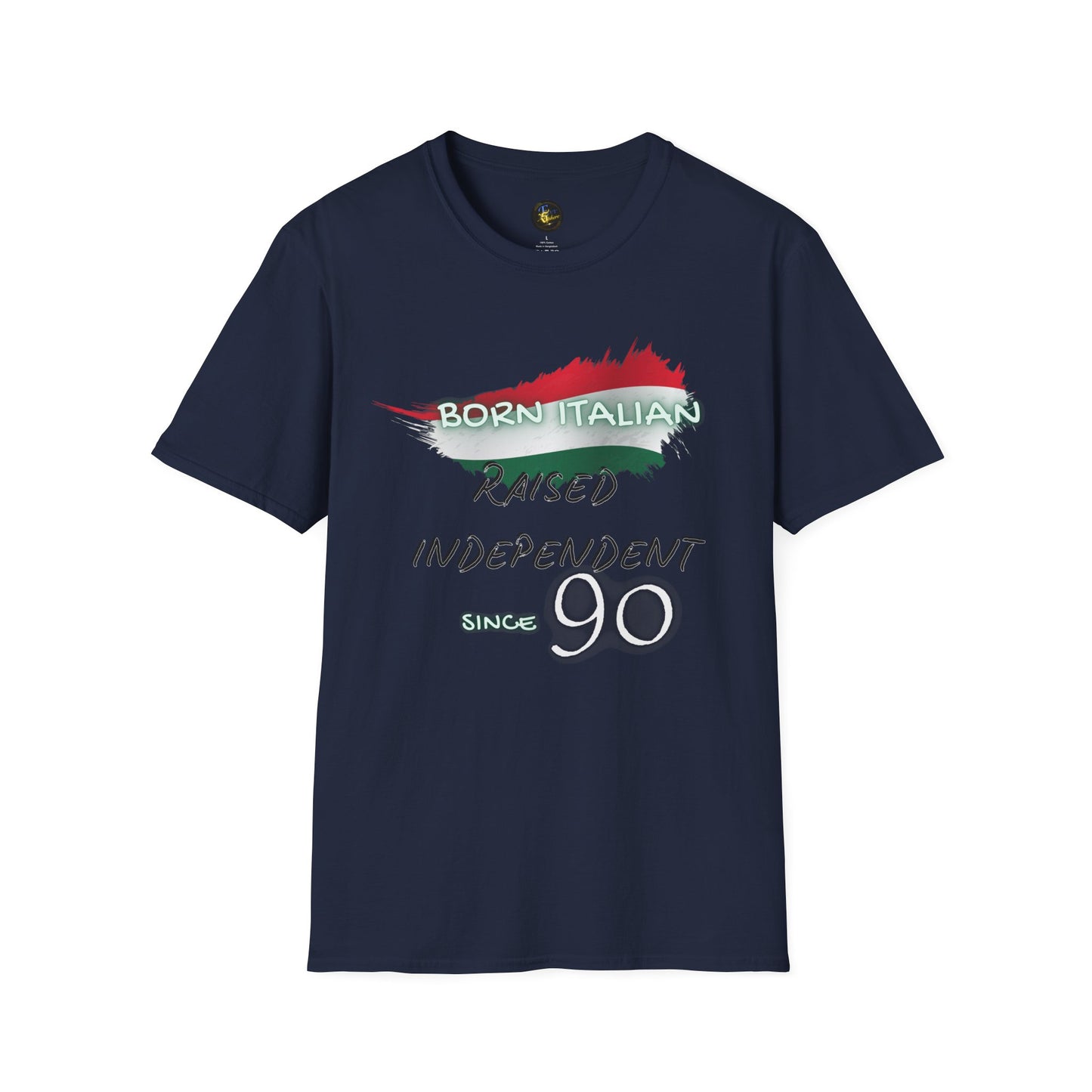 PERSONALIZE Born Italian Cotton T-Shirt - Independent Spirit Tee
