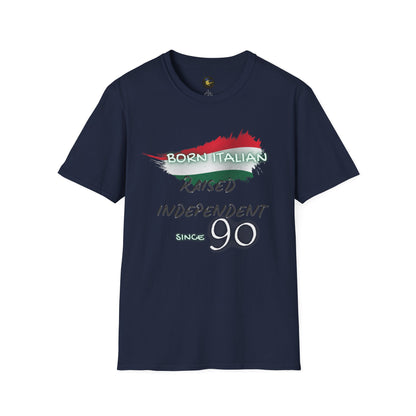 PERSONALIZE Born Italian Cotton T-Shirt - Independent Spirit Tee