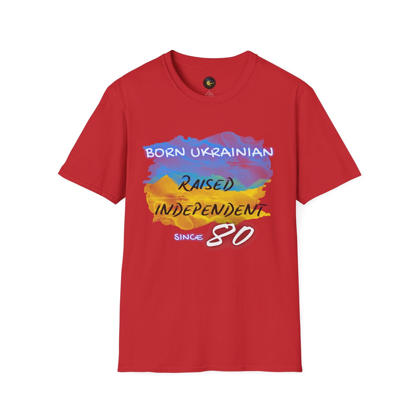 PERSONALIZE Born Ukrainian Unisex Cotton T-Shirt - Independent Spirit Tee