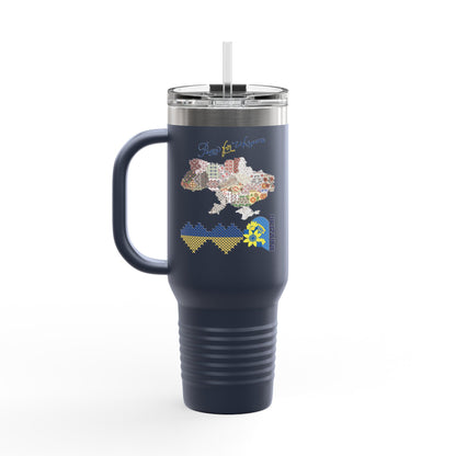 Ukrainian Free Spirit Travel Mug, 40oz