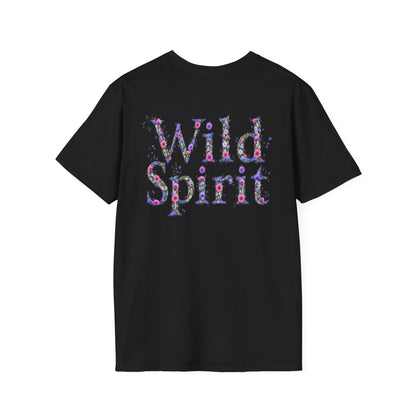 Wild Spirit Butterfly V-Neck Tee for Women
