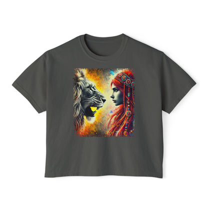 PERSONALIZE Unblinking Oversized Boxy Fit Graphic T-shirt