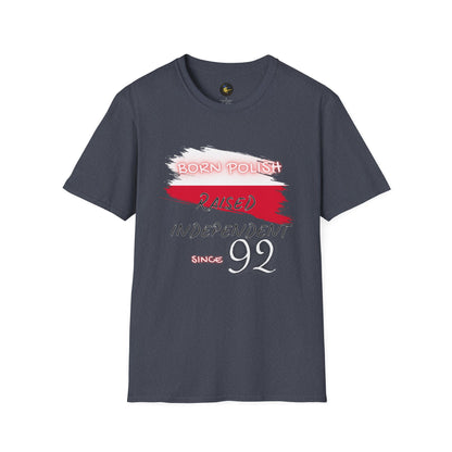 PERSONALIZE Born Polish Unisex Cotton T-Shirt - Independent Spirit Tee