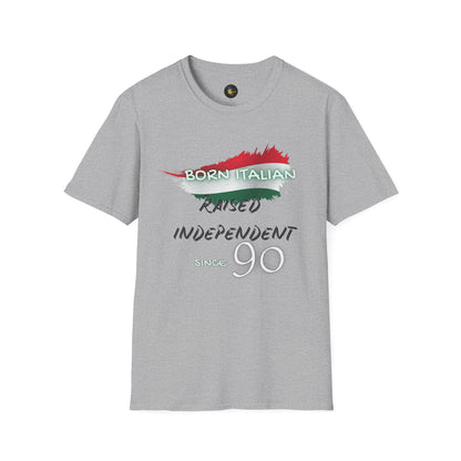 PERSONALIZE Born Italian Cotton T-Shirt - Independent Spirit Tee