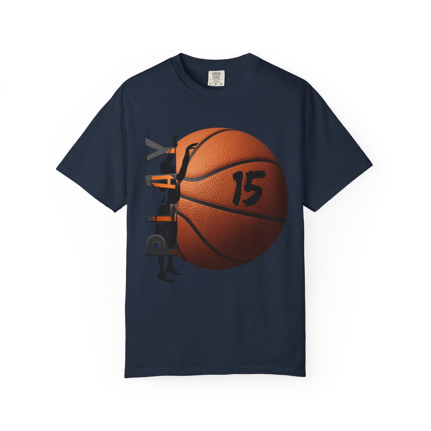 PERSONALIZE Unisex Basketball Garment-Dyed T-shirt Always in Play Mode