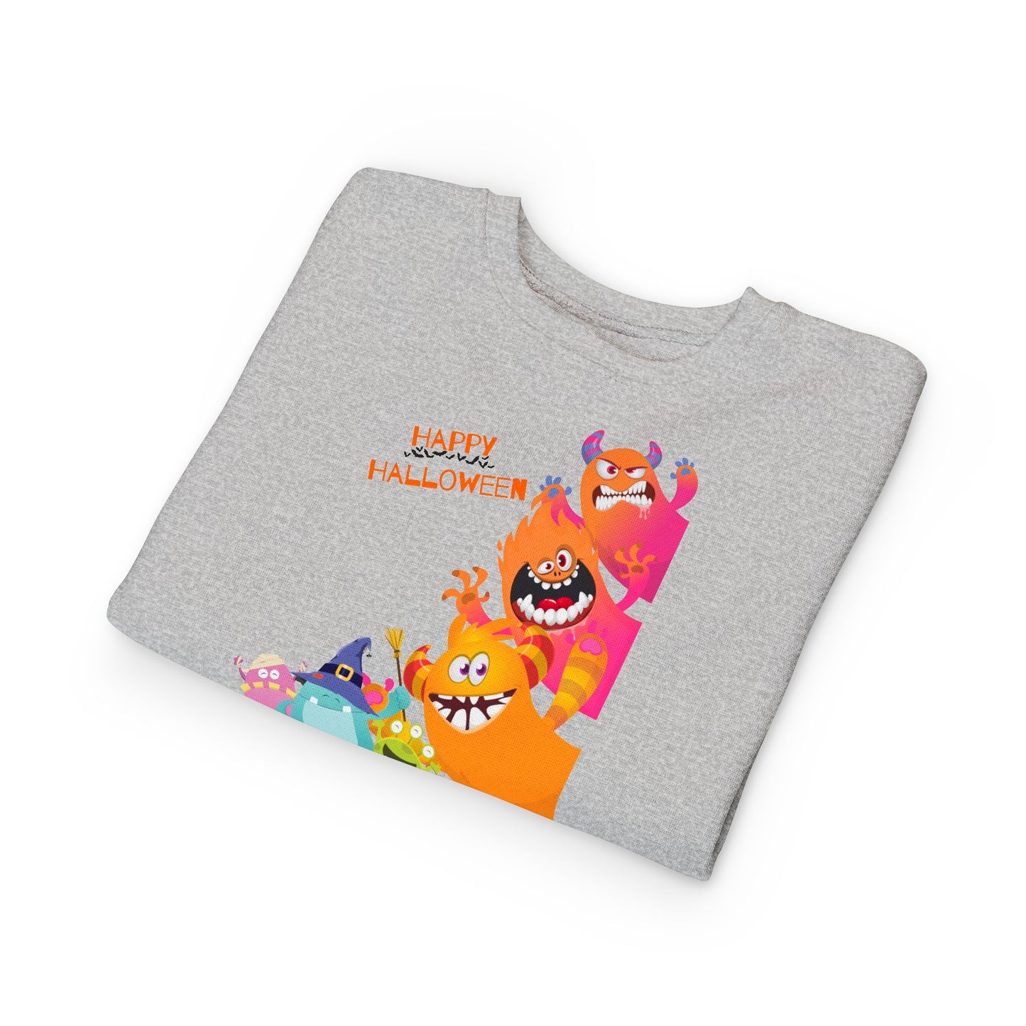 Toddler Happy Halloween Monsters Sweatshirt