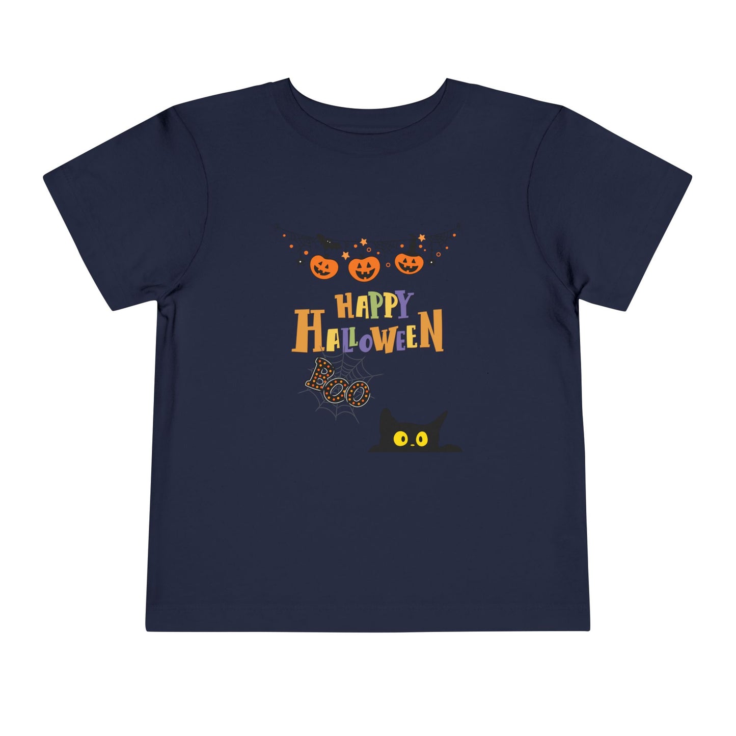 Toddler Black Cat & Pumpkin Patch Tee