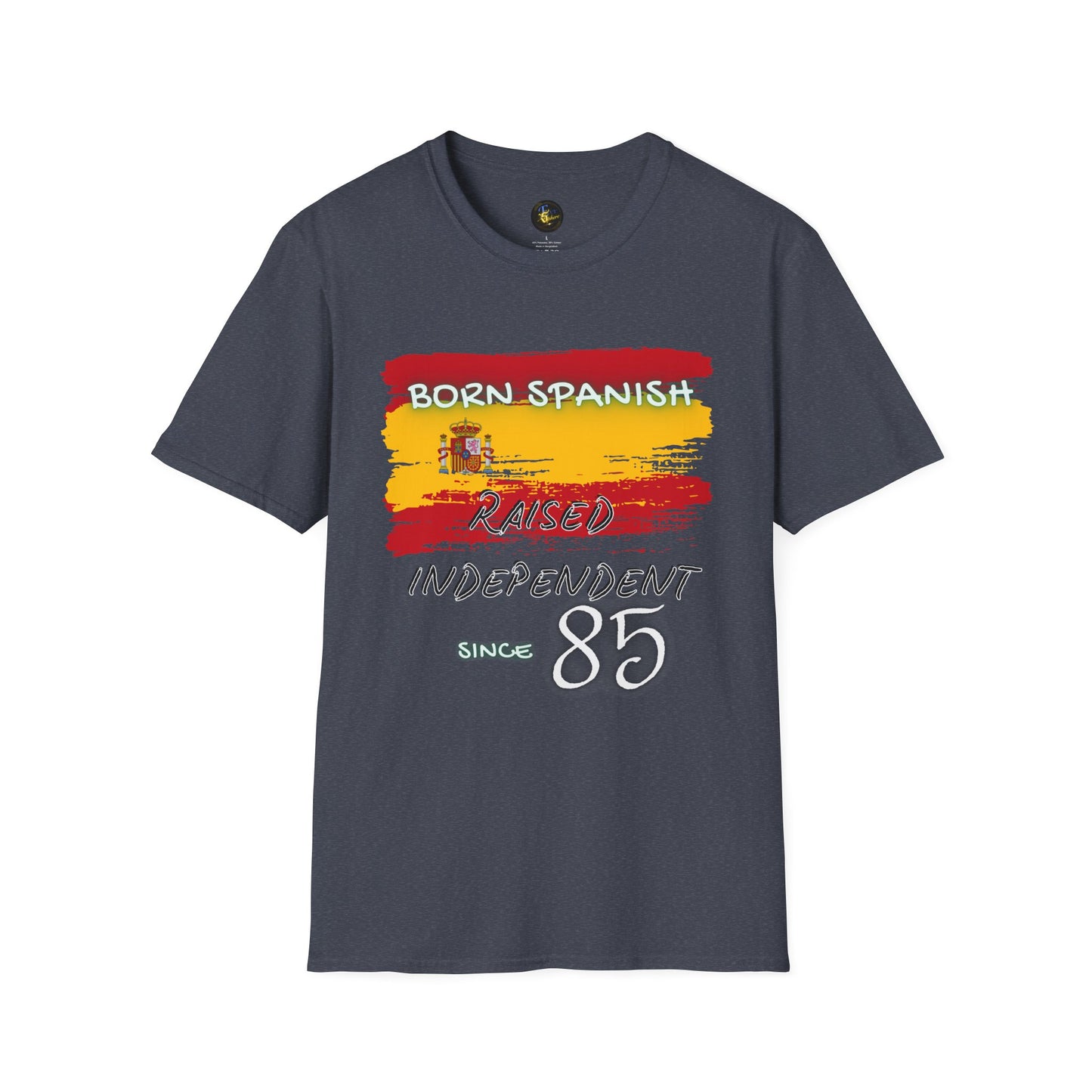 PERSONALIZE Born Spanish Unisex Cotton T-Shirt - Independent Spirit Tee
