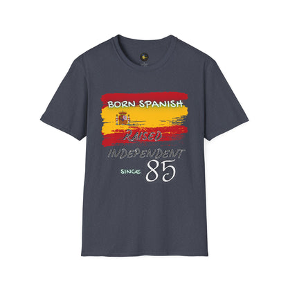 PERSONALIZE Born Spanish Unisex Cotton T-Shirt - Independent Spirit Tee
