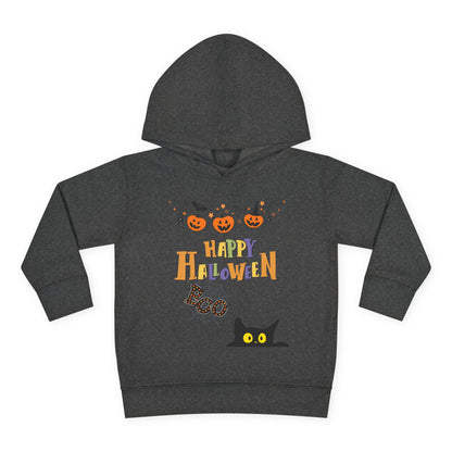 Toddler Black Cat & Pumpkin Patch Fleece Hoodie