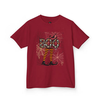 Kids Boo Crew Witch Feet Graphic Tee