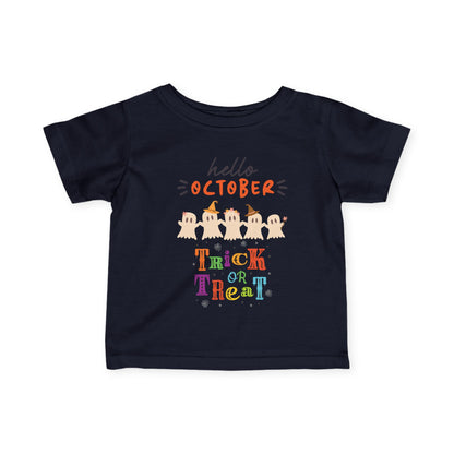 Baby Spooky Rainbow Trick-or-Treat Top Tee