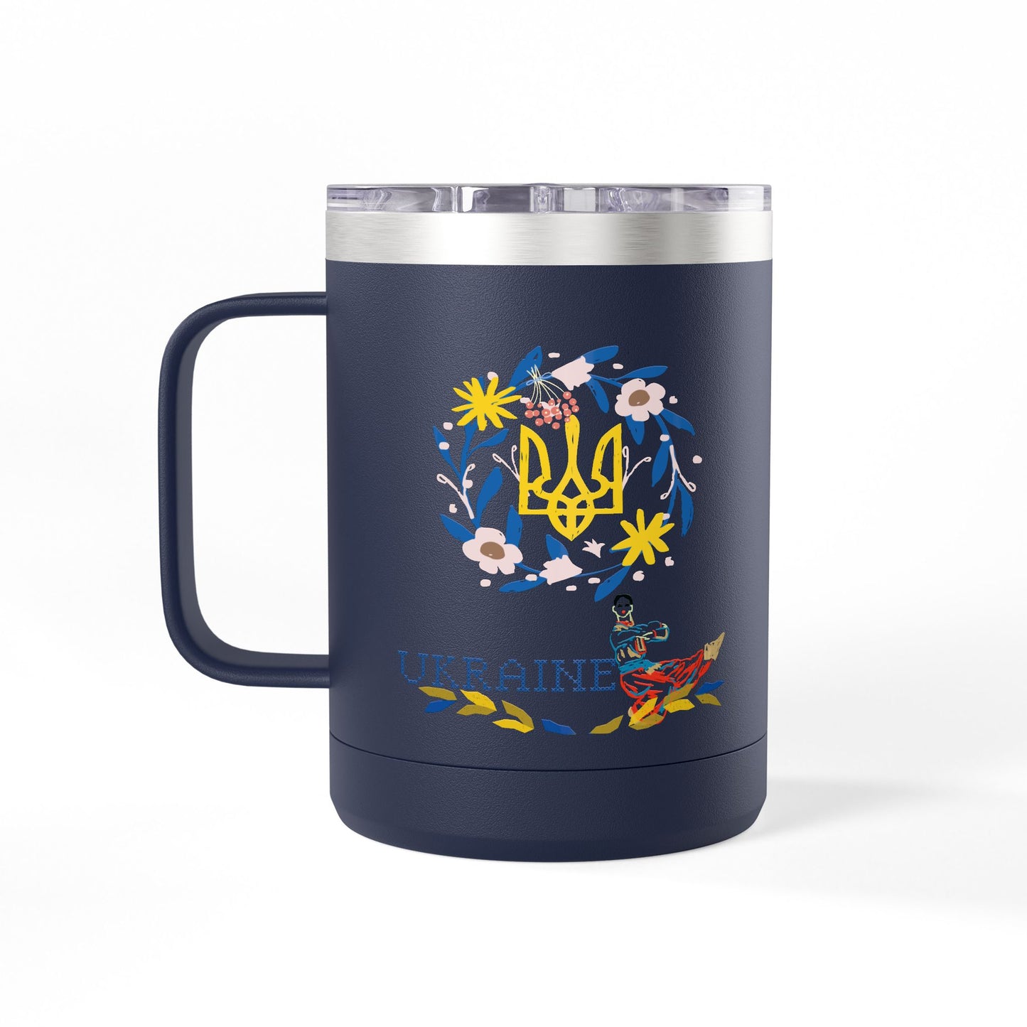 Ukrainian Kozak  Mug Tumbler, 15oz