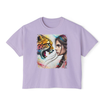 PERSONALIZE Eye to Eye with Velocity - Oversized Boxy Fit Graphic T-shirt