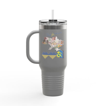 Ukrainian Free Spirit Travel Mug, 40oz