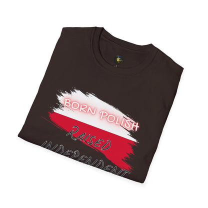 PERSONALIZE Born Polish Unisex Cotton T-Shirt - Independent Spirit Tee