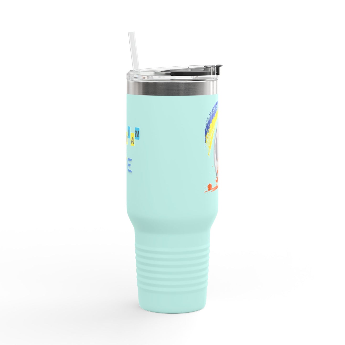Ukrainian for Life Travel Mug, 40oz