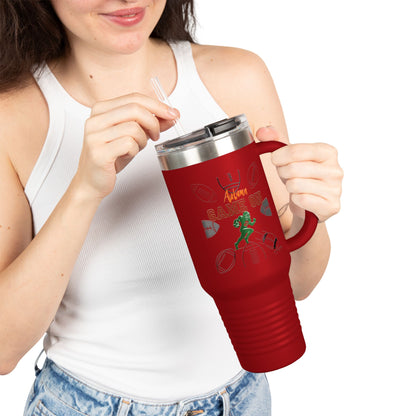 Game On  Football Season Sporty Insulated Travel Mug, 40oz