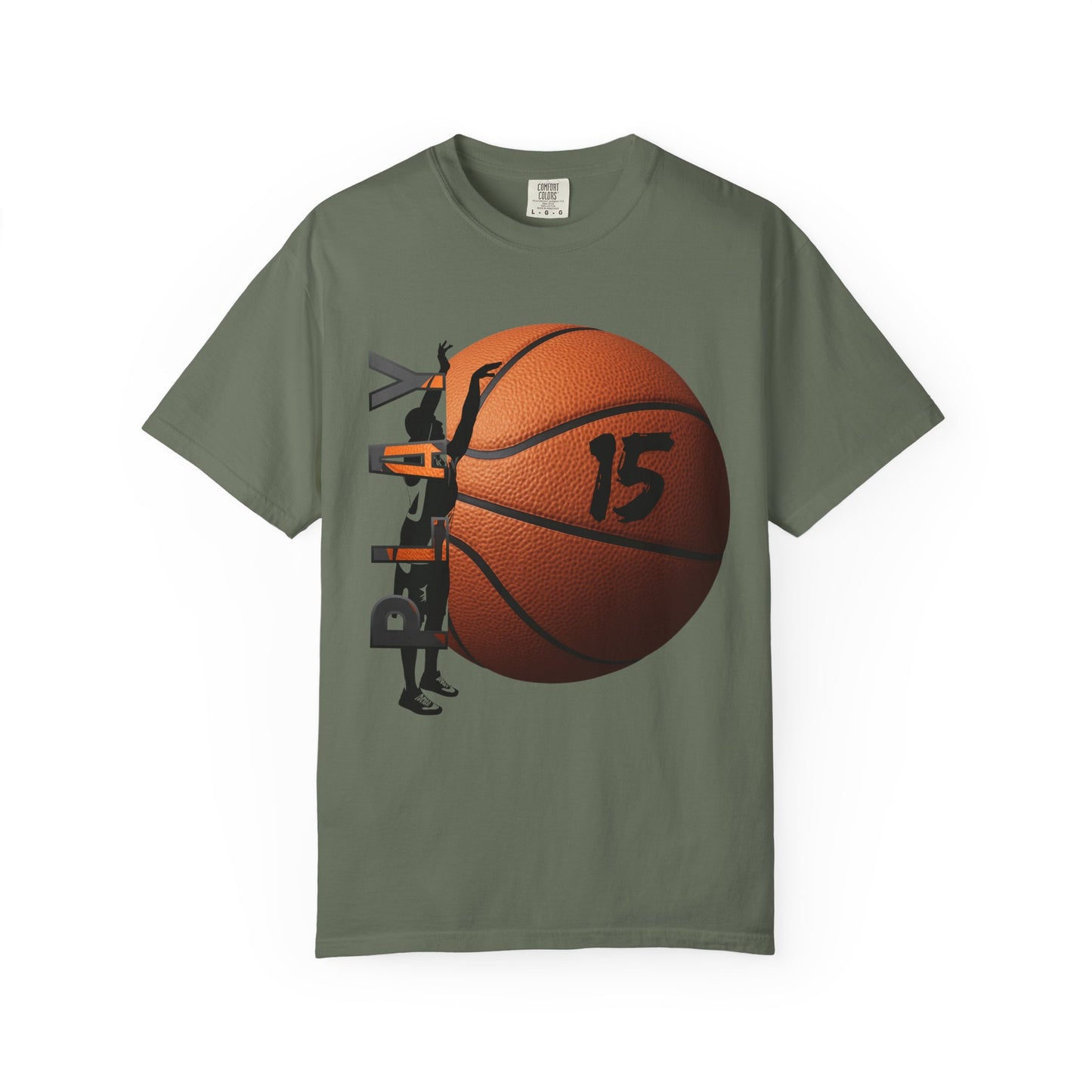 PERSONALIZE Unisex Basketball Garment-Dyed T-shirt Always in Play Mode