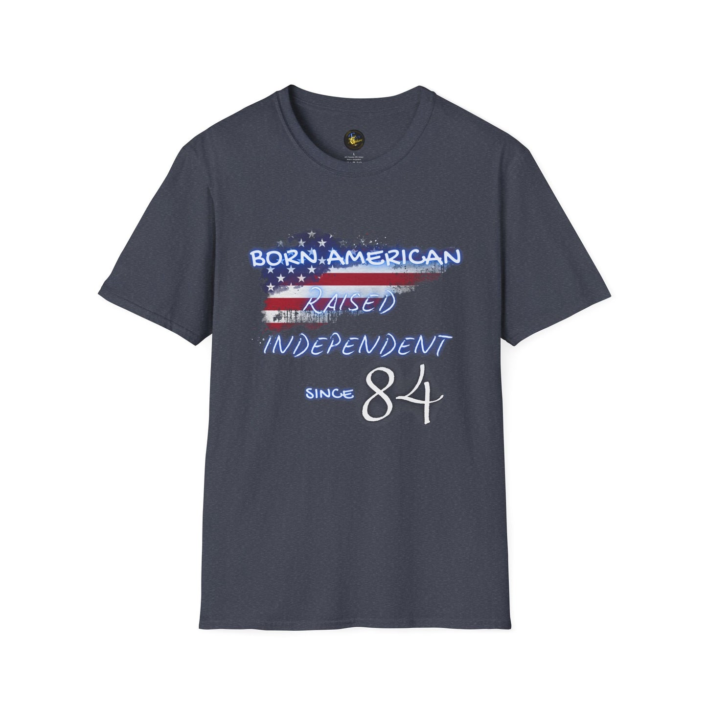 PERSONALIZE Born American Unisex Cotton T-Shirt - Independent Spirit Tee