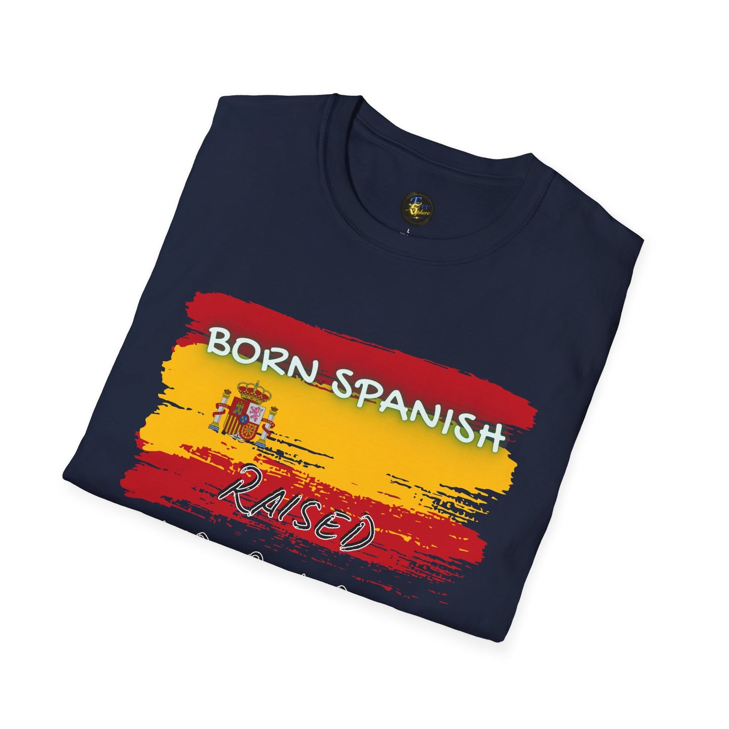 PERSONALIZE Born Spanish Unisex Cotton T-Shirt - Independent Spirit Tee