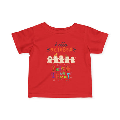 Baby Spooky Rainbow Trick-or-Treat Top Tee