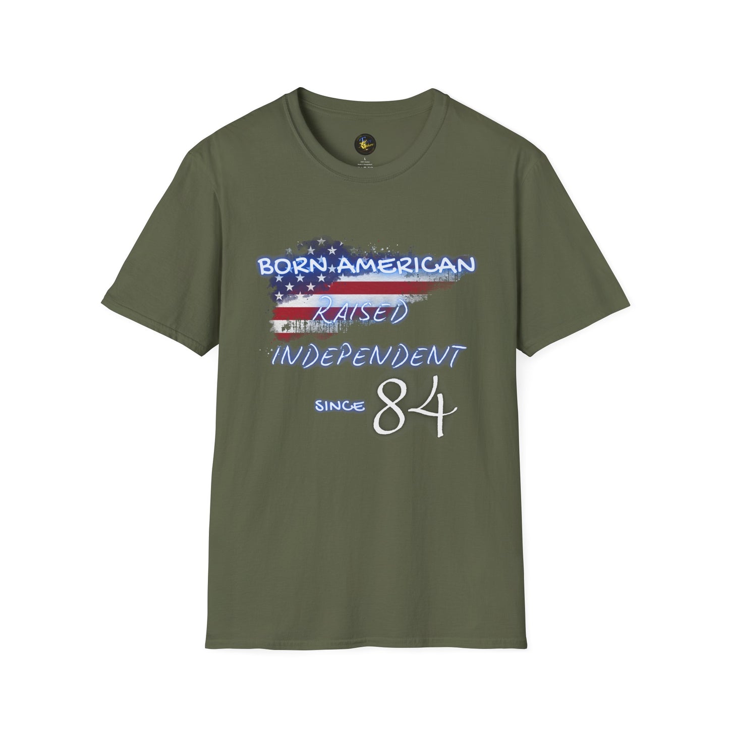 PERSONALIZE Born American Unisex Cotton T-Shirt - Independent Spirit Tee