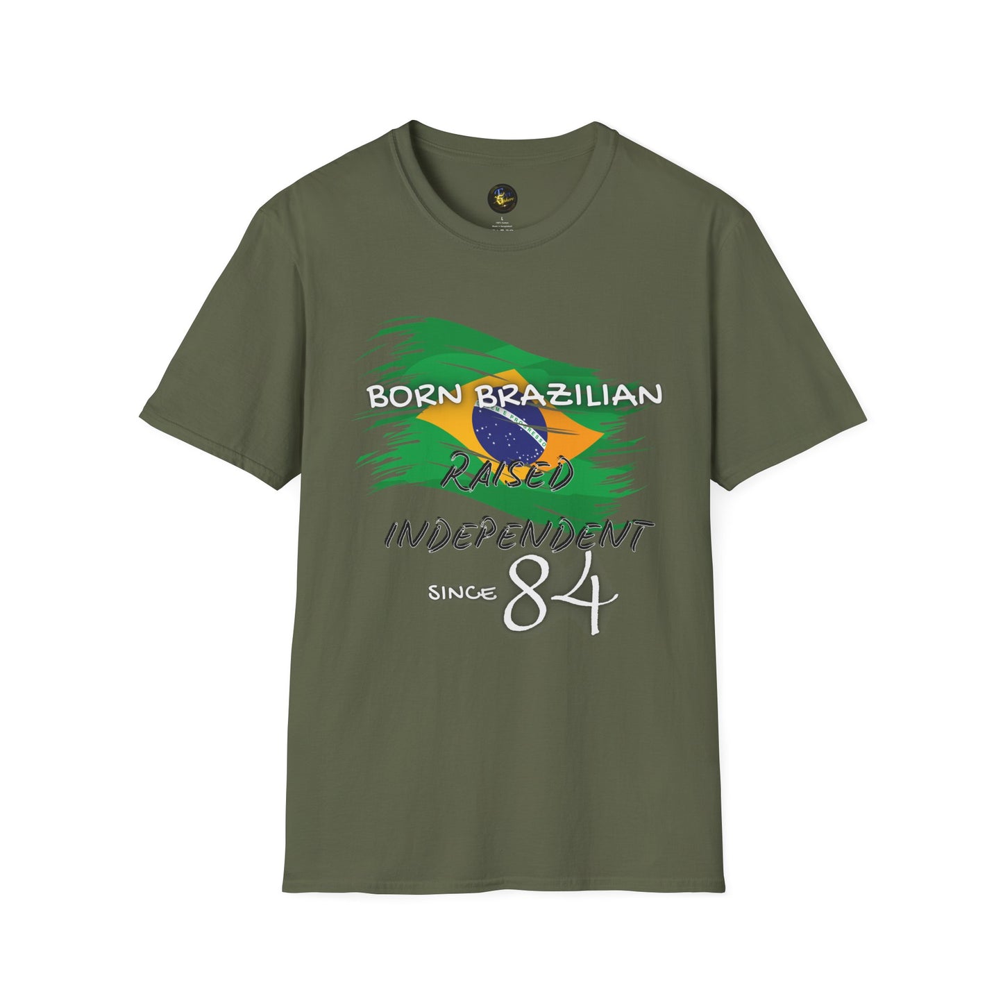 PERSONALIZE Born Brazilian Unisex Cotton T-Shirt - Independent Spirit Tee