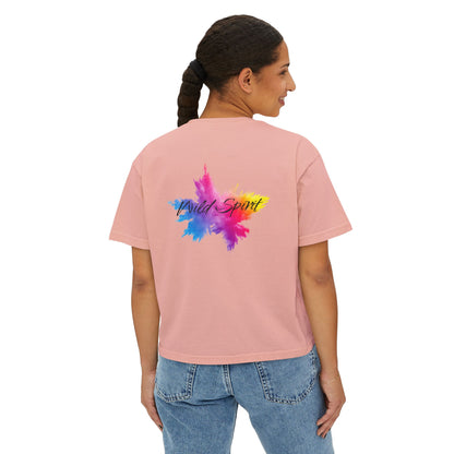 PERSONALIZE Tame Is Not Her Nature - Oversized Boxy Fit Graphic T-shirt