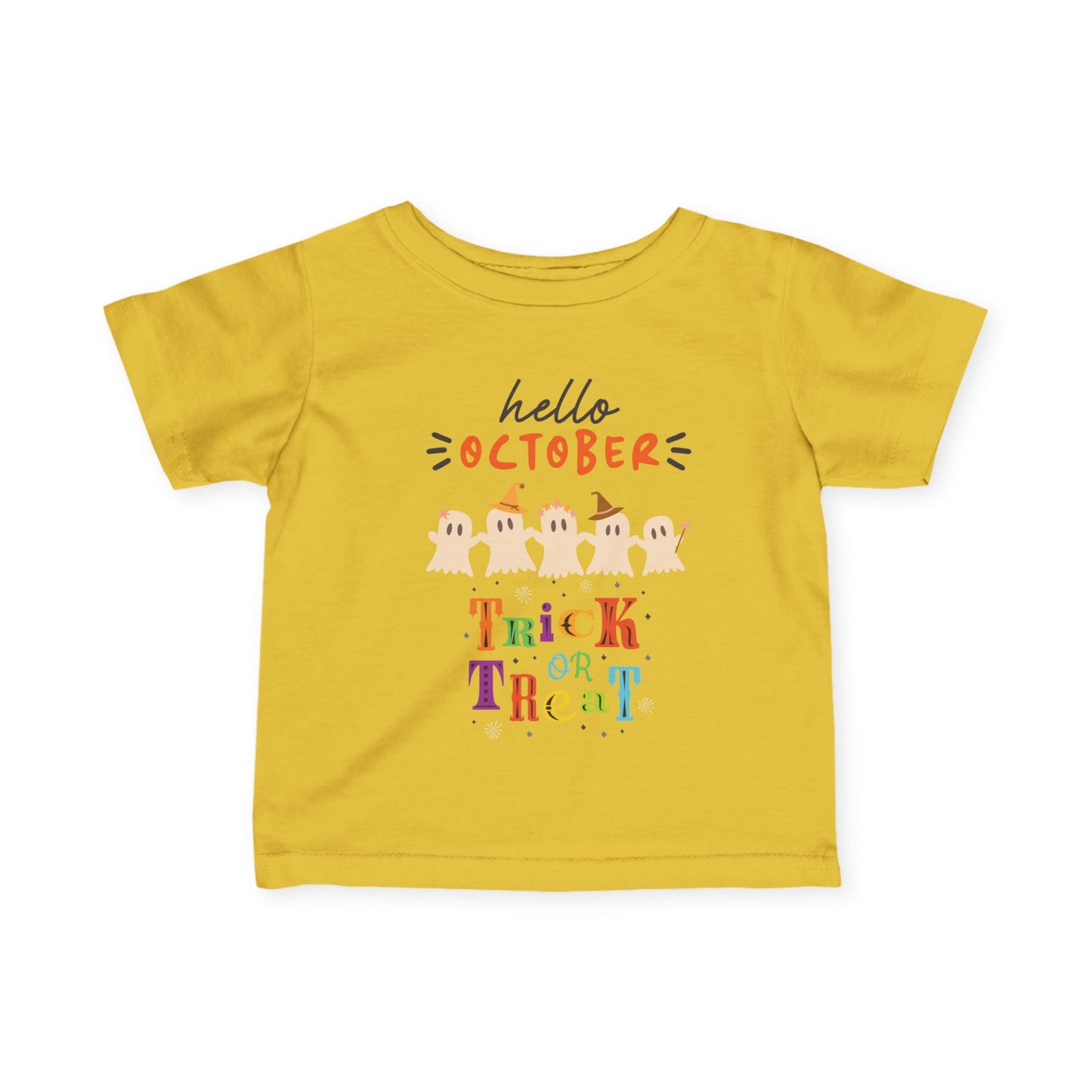 Baby Spooky Rainbow Trick-or-Treat Top Tee