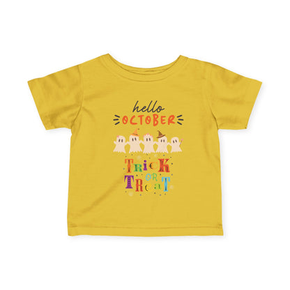 Baby Spooky Rainbow Trick-or-Treat Top Tee