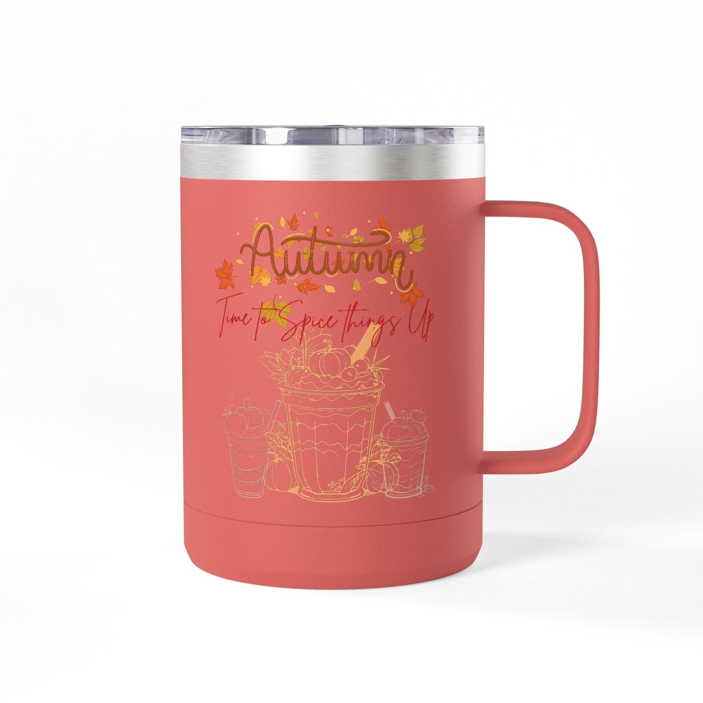 Autumn Coffee Mug Tumbler, 15oz